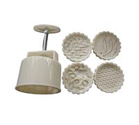 Whoasyst Traditional Mold Food Grade Hand Pressure MidAutumn Festival Moon Cake Molds Baking Tool Baking Enthusiasts