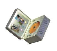 Whoasyst Transportable Vintage DISC Player with and LED Light for High Loyalty Sound Knowledge At Home Otherwise Soaking Pool Go Traditional Sound