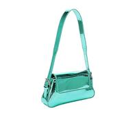 Whoasyst Trendy Candy Colored PU Handbag Single Shoulder Bag Stylish Armpit Bags For Women's Fashion Underarm Bags Underarm Bag Black