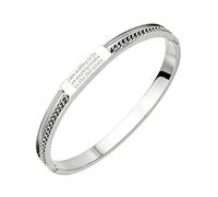 Whoasyst Trendy Matching Couple Bracelets in 2 Color and Size Designed for Comfortable and Long Time Wear Angel Rose Engraved