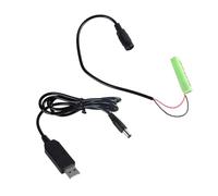 Whoasyst USB 5V 2A to 3V1A LR03 AM-4 Dummy Battery Power Cable Battery Eliminators Line