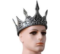 Whoasyst Victorian Styles Medieval King Crowns Headband With Crescents Pattern Perfect For RolePlay Game And Fashion Statements Fashion Headwear
