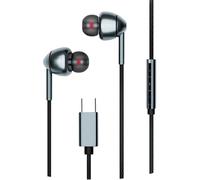 Whoasyst Wire Type C Earbud with Clear Sound and Builts in Mic in Ear Headphone for Clear Calls and Gaming Headsets in Ear Headphones with Mic