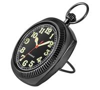 Whodoit Uncovered Men's Mechanical Pocket Watch with Chain, Uncovered Roman Design Dial Chain Mechanical Pocket Watches for Men, MW170, Retro