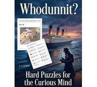 Whodunnit - Voyager edition: A puzzle book for adults