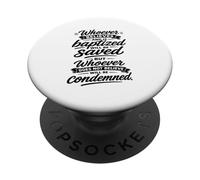 Whoever Believes And Is Baptized Will Be Saved PopSockets Adhesive PopGrip