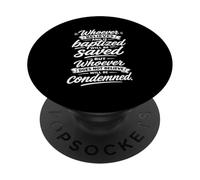 Whoever Believes And Is Baptized Will Be Saved PopSockets Adhesive PopGrip