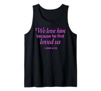 Whoever Has My Commands Loves Me Scripture Bible John 14:21 Tank Top
