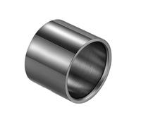 Whoiy 18MM Stainless Steel Wedding Bands Plain, Black Anniversary Ring Band Engraved Large Promise Rings for Him Size X 1/2