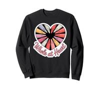 Whole at Heart Crayon Wax Drawing Creative Kindness Sweatshirt