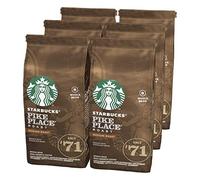 Pike Place Roast, Medium Roast, Whole Bean Coffee, 200 g (Pack of 6)