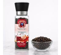 Whole Black Peppercorns (250g Grinder) | Premium Quality Bold Flavour | 100% Natural No Additives | Perfect for Pepper Mill Refill, Cooking, Marinades & Seasoning