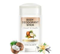 Whole Body Deodorant Stick, Coconut Vanilla Deodorant, Solid Perfume Antiperspirant for Odor Control & Sweat Protection, Multi-Use Odour Control for Men & Women All-Day Freshness