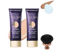 Whole Body Foundation Make-up Set - Combination Of Body Concealer And Makeup Brush To Cover Even Skin Color For A Long Time(2pcs)