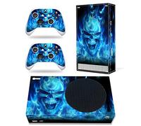 Whole Body Protective Vinyl Skin Decal Cover for Microsoft Xbox Series S Console, Blue Grimace Xbox Series S Skins Wrap Sticker with Two Free Wireless Controller Decals