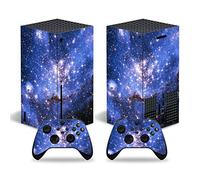 Whole Body Protective Vinyl Skin Decal Cover for Microsoft Xbox Series X Console, Blue Sky Xbox Series X Skins Wrap Sticker with Two Free Wireless Controller Decals