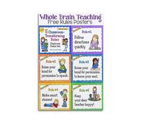 Whole Brain Teaching Educational Art Posters Are Suitable for Decorating Living Room, Bedroom, Study, Restaurant, Corridor, Children's Room, EtcUnframe-style 20x30inch(50x75cm)