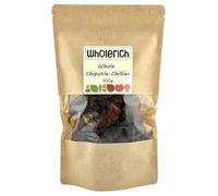 Whole Chipotle Chillies (from Spain) 100g | Smoked Jalapeño Chillies for Mexican Cooking, BBQ & Gourmet Dishes | Deep Smoky Flavour - Wholerich Foods