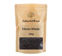 Whole Cloves 250g - Premium Grade by Colourful Trees | for Tea, Cooking, Infused Water & Blends