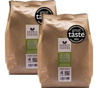 Whole Coffee Beans - Organic, Award Winning Medium-Dark Roast by Source Climate Change - Single Origin, Traceable & Freshly Roasted (1Kg, Uganda)