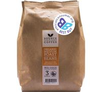 Whole Coffee Beans - Organic, Award Winning Medium-Dark Roast by Source Climate Change - Single Origin, Traceable & Freshly Roasted - Milk Chocolate & Caramel with Subtle Citrus Fruits, 500g Nicaragua