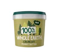 Whole Earth • 100% Crunchy Peanut Butter • 1kg Tub