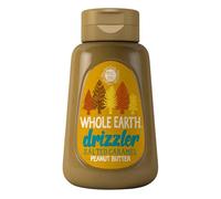 Whole Earth Drizzler Salted Caramel Roasted Peanut Butter, Super Smooth Squeezy Runny Nutty Spread, All Natural Ingredients, Gluten Free, Vegan Friendly - 320g