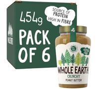 Whole Earth • Original Crunchy Peanut Butter • 6 x 454g Jars