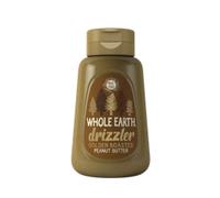 Whole Earth Drizzler Golden Roasted Peanut Butter, Super Smooth Squeezy Runny Nutty Spread Made with 100% Peanuts, All Natural Ingredients, No Added Sugar, Gluten Free, Vegan Friendly - 320g