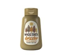 Whole Earth Drizzler Original Roasted Peanut Butter, Super Smooth Squeezy Runny Nutty Spread Made with 100% Peanuts, All Natural Ingredients, No Added Sugar, Gluten Free, Vegan Friendly - 320g
