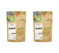 Whole Food Earth® - Bulgar/Bulgur Wheat 2 kg | GMO Free | Natural | High Fibre (Pack of 2)