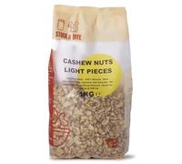 Whole Food Earth - Cashew Nuts Light Pieces 1kg - Stock & Bite - Premium Grade