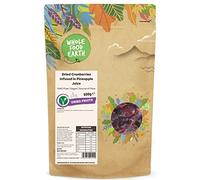 Whole Food Earth® - Dried Cranberries Infused in Pineapple Juice 500 g | GMO Free | Source of Fibre