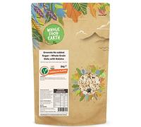 Whole Food Earth® - Granola No added Sugar - Whole Grain Oats with Raisins 3 kg | GMO Free | Dairy Free | No Added Sugar* | High Fibre