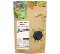 Wholefood Earth Jumbo Black Raisins 2 kg | GMO Free | Source of Fibre