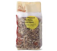 Whole Food Earth - Light Broken Walnuts (Quarters) - 1kg - Stock & Bite