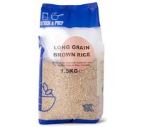 Whole Food Earth - Long Grain Brown Rice 1.5kg - Stock & Prep - Organic Wholegrain
