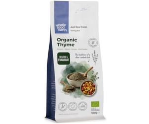 Whole Food Earth Organic Dried Thyme 500 g, GMO Free Mediterranean Herb, Certified Organic Tea Leaf