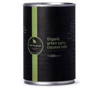 Whole Food Earth Wild Elephant Organic Green Curry Coconut Milk 400ml - Premium Quality Certified Organic - Ready to Use