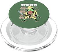 Whole Food Plant-Based Avocado Samurai Japanese WFPB PopSockets PopGrip for MagSafe