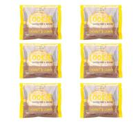 Whole Grain Cookie Gluten-free Vegan Healthy Snack Cookie High Fiber Breakfast Snacks 50 gram 6 Pack (Coconut - Lemon)