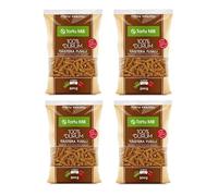 Whole Grain Fusilli Dry Pasta 100% Durum Wheat Premium Semolina Macaroni Tartu Mill Nr 133 (x4 Wholegrain Fusilli 500g) 2Kg