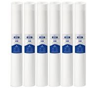 Whole House 25 Micron 20" x 2.5" Spun Polypropylene Depth Sediment Water Filter Cartridge Replacement for P25-20, 155226-43, PD-25-20, 155758-43, SDC-25-2020, SP-P25-20, MB-25200-20 (Pack of 6)