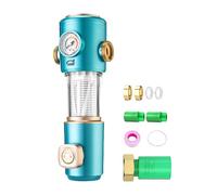 Whole House Water Filter System Pipe Line Pre-Filter Gauge Stainless Steel Texture Suitable for Home and Kitchen Use