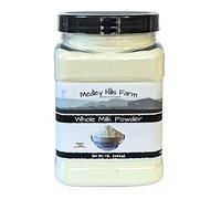 Whole milk powder By Medley Hills Farm in Reusable Container 1 lb. - Great dry milk powder for baking - whole powdered milk - Product of USA