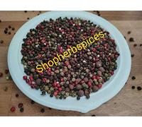 Whole Mixed Dried Peppercorns Pepper in 5 Colours Black White Pink Green Pimento (100g)