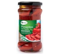 Whole Piquillo Peppers Extra 220g Jar - Coaliment - Pack of 4 | Premium Spanish Vegetable Delicacy