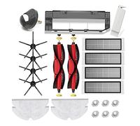 Whole Set Accessories Compatible For Roborock S5 56 S50 S51 S52 S55 S60 S61 S65 E4 E25 E35 Robot Vacuum Cleaner Washable Brush Filter Mop (Color : Whole Set D)