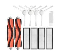 Whole Set Parts/Fit For Xiaomi Mijia 1 C Mi Robot Vacuum-Mop Cleaner SKV4093GL,Centre Roller Side Brush Hepa Filter Mop Cloth Wheel Sweeping Robot Set (Color : Set J)