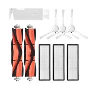 Whole Set Parts/Fit For Xiaomi Mijia 1 C Mi Robot Vacuum-Mop Cleaner SKV4093GL,Centre Roller Side Brush Hepa Filter Mop Cloth Wheel (Color : Set P)
